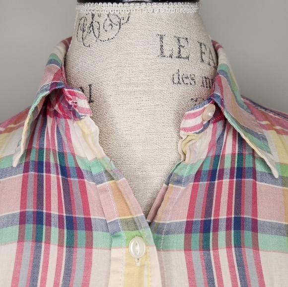 Ralph Lauren Pink Plaid Safari Shirt - Picture 6 of 13